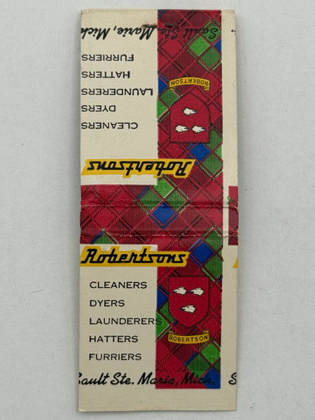 "Robertsons" Vintage Feature Matchbook