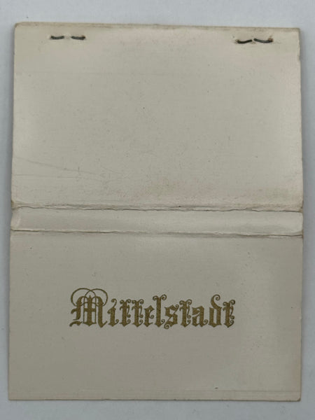 "Mittelstad" Vintage Feature Matchbook