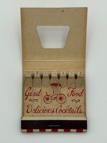 "Surf and Surrey" Chicago, IL Vintage Feature Matchbook with a Knot-Hole Cover!