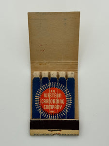 "Western Carloading Company Inc." Vintage Feature Matchbook