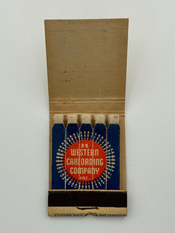 "Western Carloading Company Inc." Vintage Feature Matchbook
