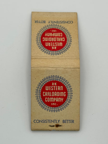 "Western Carloading Company Inc." Vintage Feature Matchbook