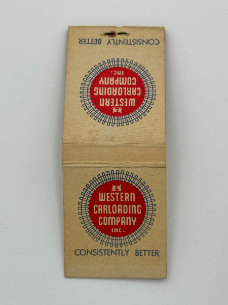 "Western Carloading Company Inc." Vintage Feature Matchbook