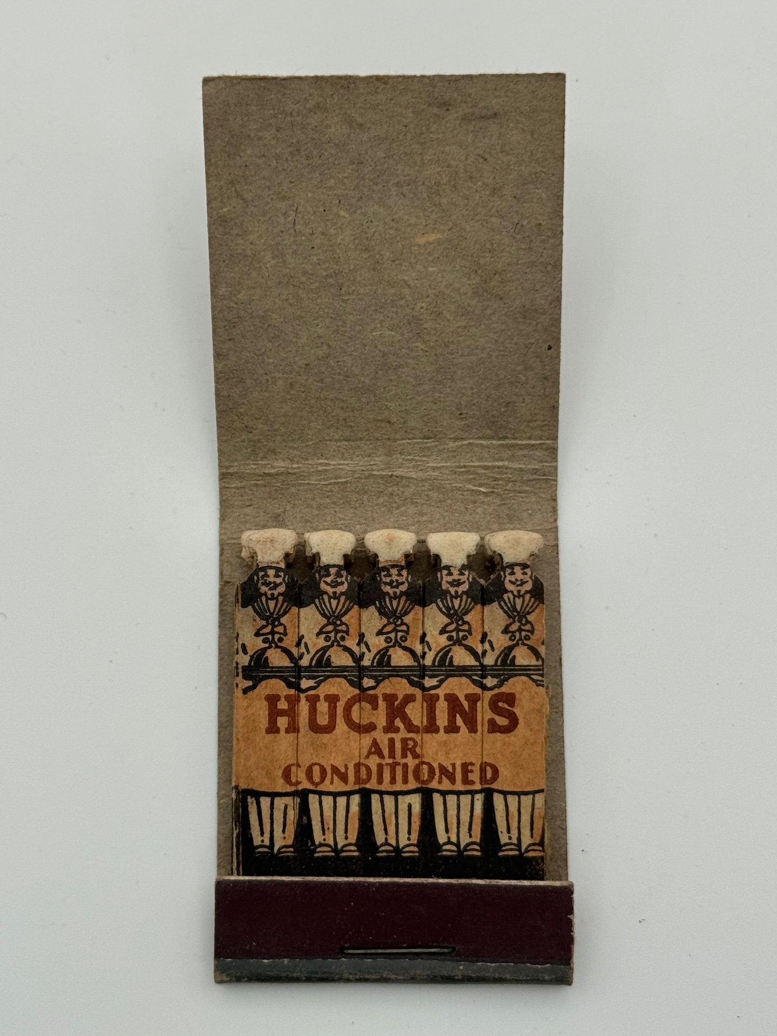 "Huckins Hotel" Oklahoma City, OK Vintage Feature Matchbook