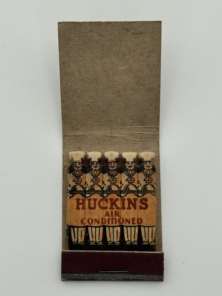 "Huckins Hotel" Oklahoma City, OK Vintage Feature Matchbook