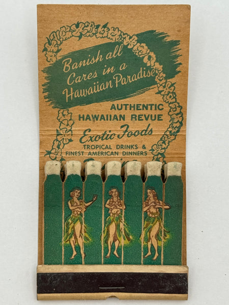 "Honolulu Harry’s Waikiki" Vintage Feature Matchbook