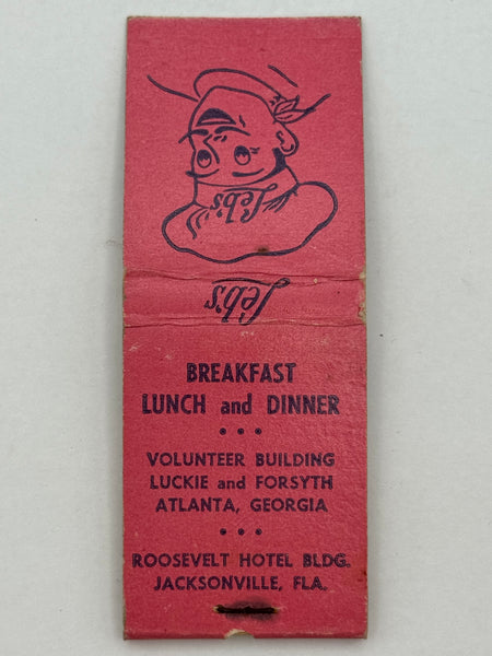 "Leb’s" Vintage Feature Matchbook