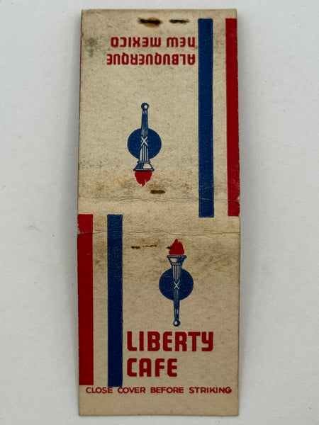 "Liberty Cafe" Vintage Feature Matchbook