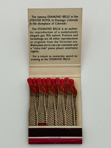 "The Diamond Belle" Vintage Feature Matchbook