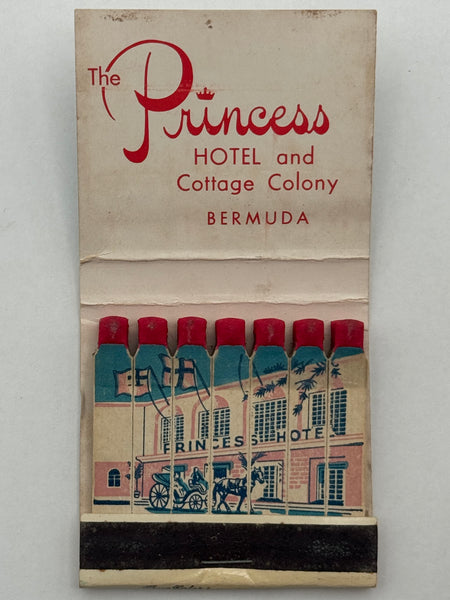 "The Princess Hotel" Bermuda Vintage Feature Matchbook