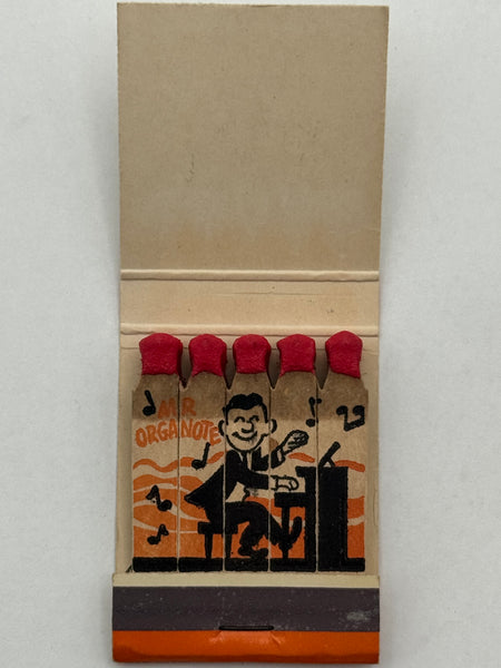 "Northwest Organ & Piano" Minneapolis,- St. Paul, MN Vintage Feature Matchbook