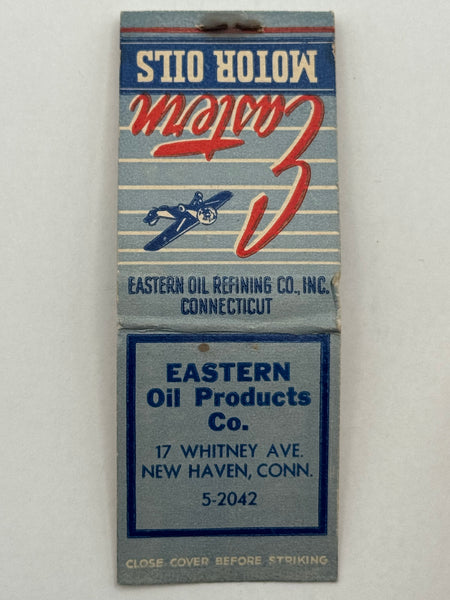 "Eastern Oil Products Co." New Haven, CT Vintage Feature Matchbook