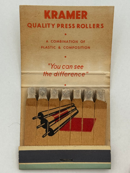 "Kramer Ink Company" Los Angeles, CA Vintage Feature Matchbook