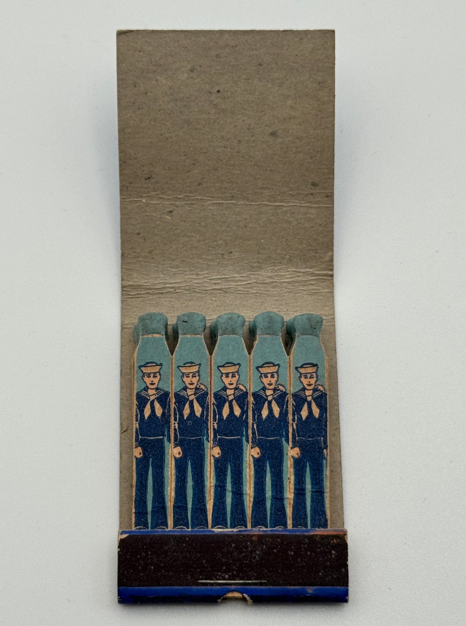 "U.S.S. Macdonough" Vintage Feature Matchbook