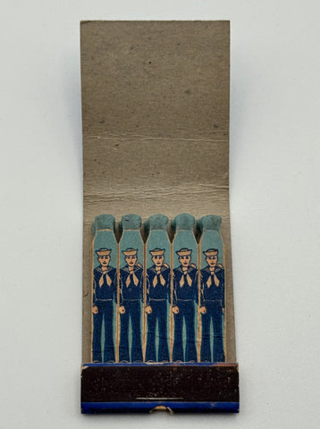 "U.S.S. Macdonough" Vintage Feature Matchbook
