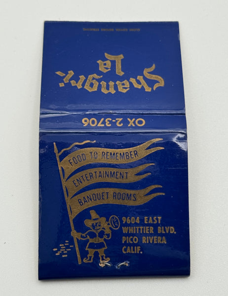 "Shangri-La" Vintage Feature Matchbook B