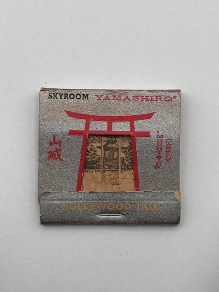 "Hollywood Hill" Vintage Feature Matchbook with a Knot-Hole Cover!