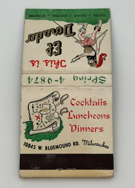 "El Dorado" Milwaukee, WI Vintage Feature Matchbook
