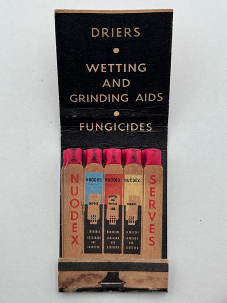 "Harrisons & Crosfield / Nuodex" Vintage Feature Matchbook