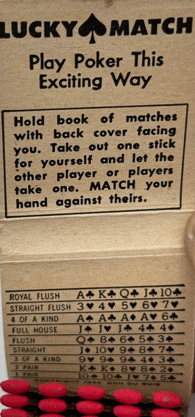 "Electrical Distributors Inc" Vintage Feature Matchbook