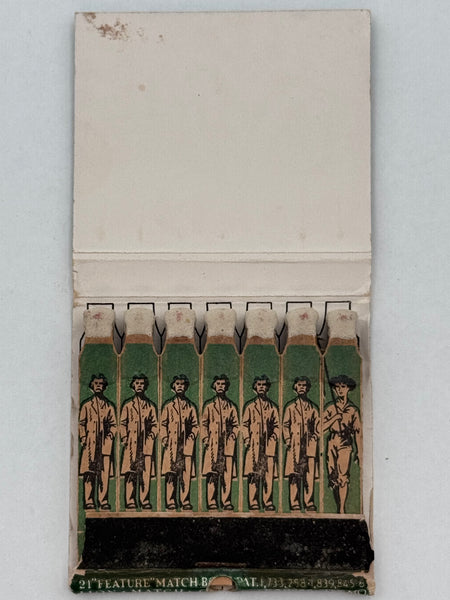 "Mark Twain Hotel" Vintage Feature Matchbook