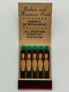 "Palmer Park Recreation & Bar" Los Angeles,CA Vintage Feature Matchbook