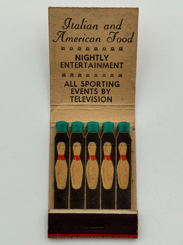 "Palmer Park Recreation & Bar" Los Angeles,CA Vintage Feature Matchbook