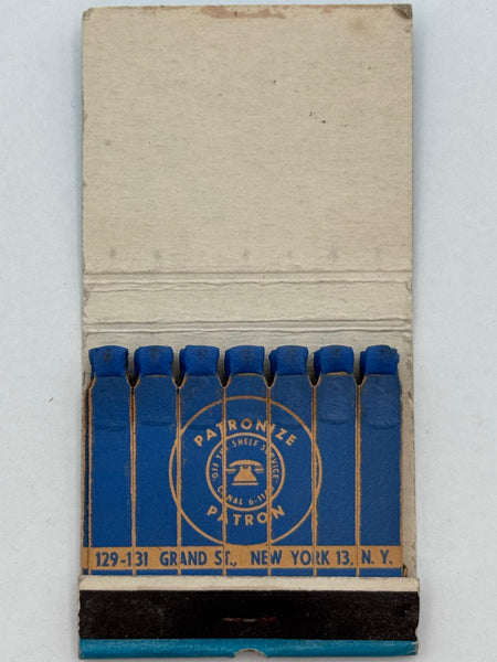 "Patron Transmission Co., Inc" Vintage Feature Matchbook