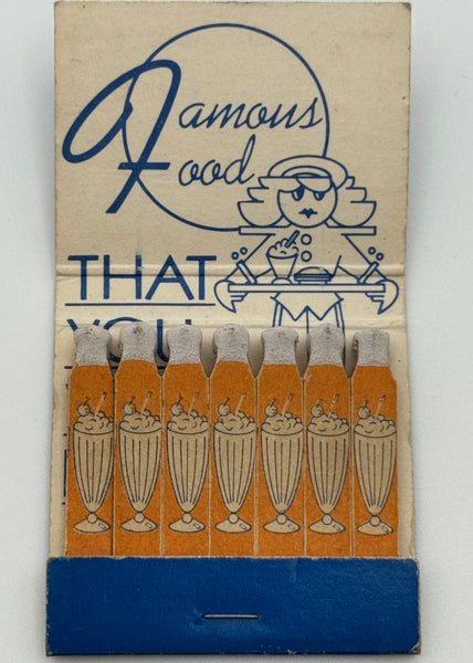 "Cruze-In Drive-In" 1973-80s Providence, RI Vintage Feature Matchbook