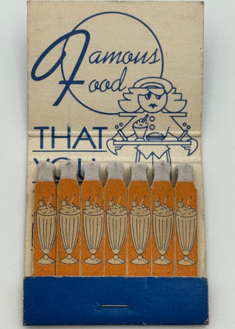 "Cruze-In Drive-In" 1973-80s Providence, RI Vintage Feature Matchbook