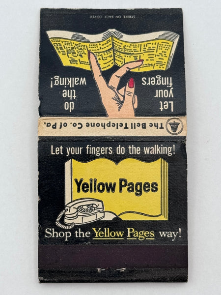 "Yellow Pages" Vintage Feature Matchbook