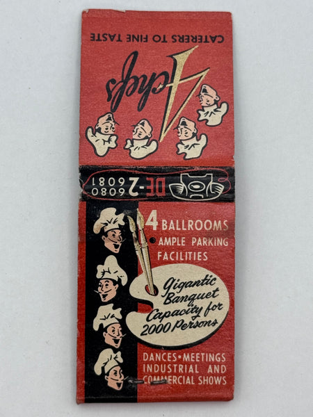 "4 Chefs" Phila, PA Vintage Feature Matchbook