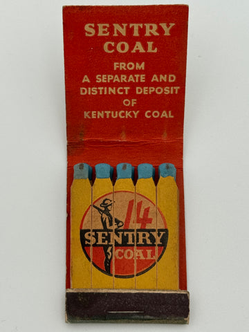 "Southern Coal Company Inc./ Sentry Coal" Chicago, IL Vintage Feature Matchbook -B