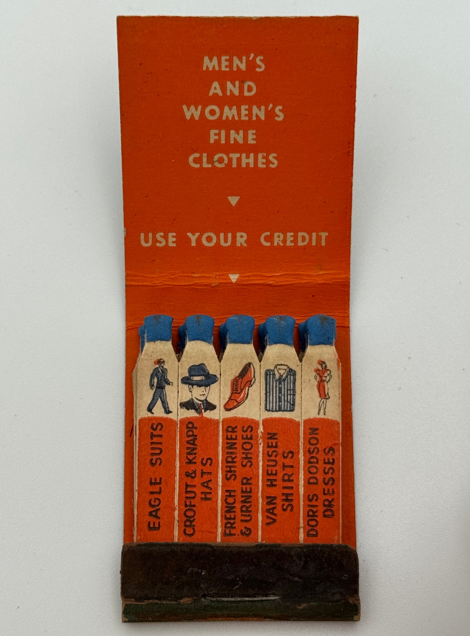 "The Model" Wichita, KS Vintage Feature Matchbook