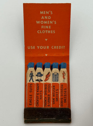 "The Model" Wichita, KS Vintage Feature Matchbook
