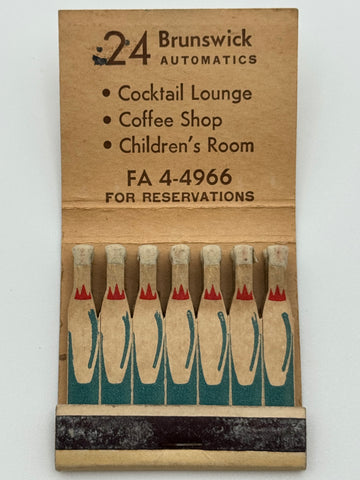 "Westchester Bowl" Bakersfield, CA Vintage Feature Matchbook