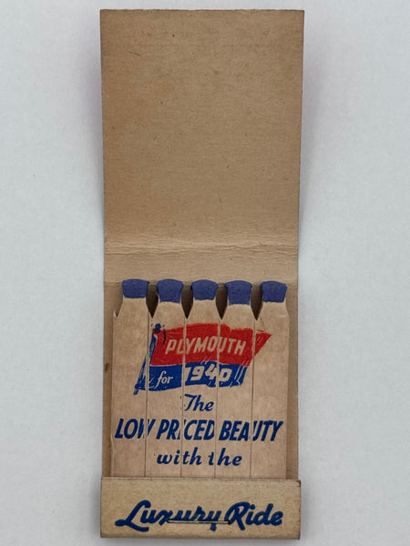 "Webb Motor Co." Hattiesburg, MS Vintage Feature Matchbook