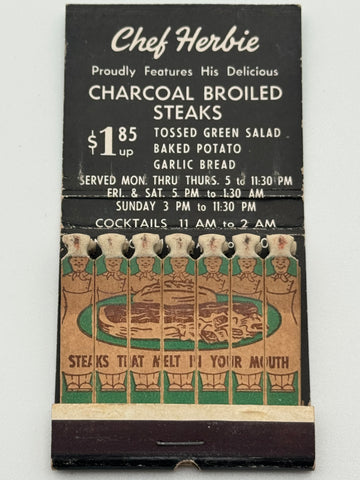 "Blarney Stone Restaurant" Vintage Feature Matchbook