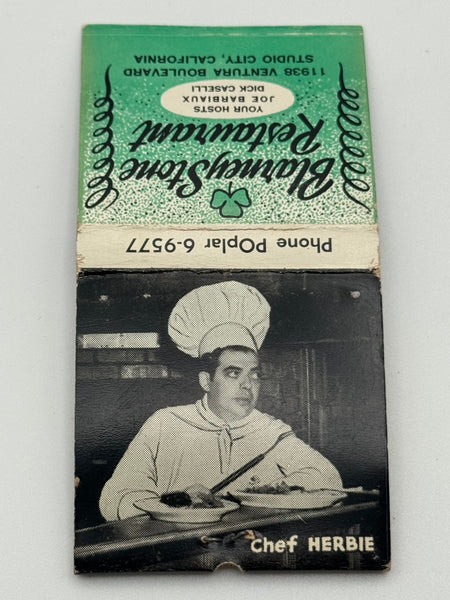 "Blarney Stone Restaurant" Vintage Feature Matchbook
