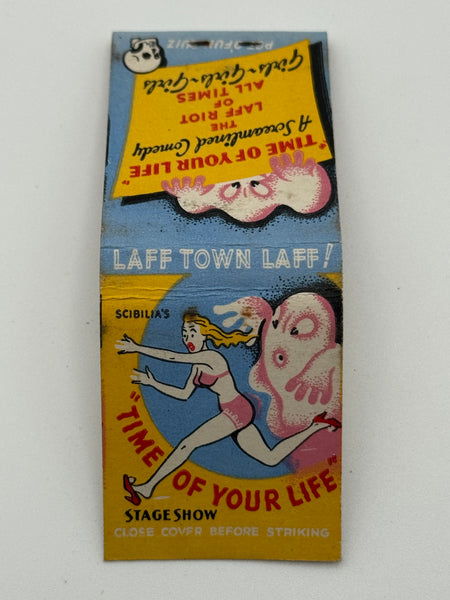 "Time Of Your Life Stage Show" Vintage Feature Matchbook