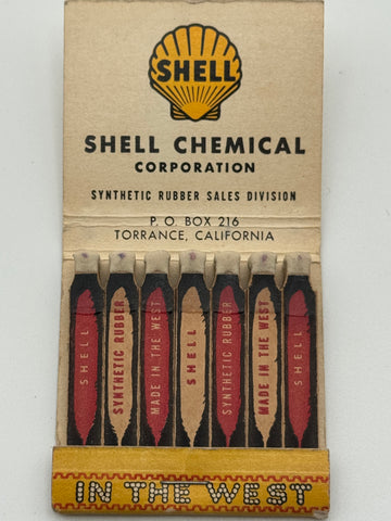 "Shell Chemical Corporation" Vintage Feature Matchbook