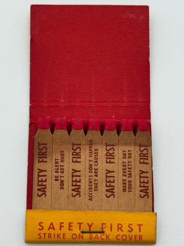 "Shell Chemical Corp" Vintage Feature Matchbook