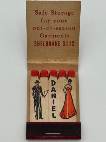 "Daniel + Co. Inc" Vintage Feature Matchbook