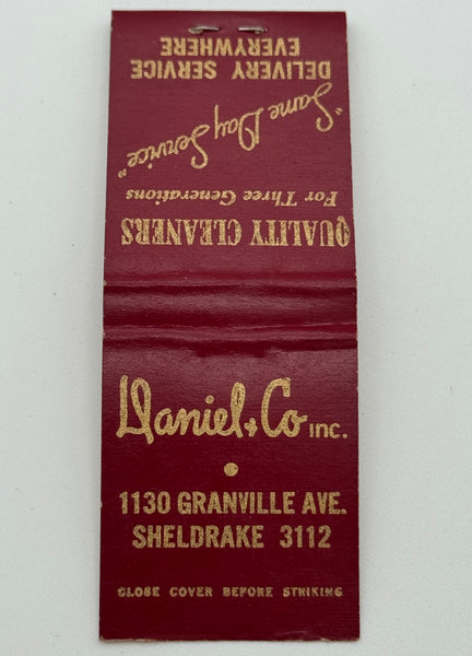 "Daniel + Co. Inc" Vintage Feature Matchbook