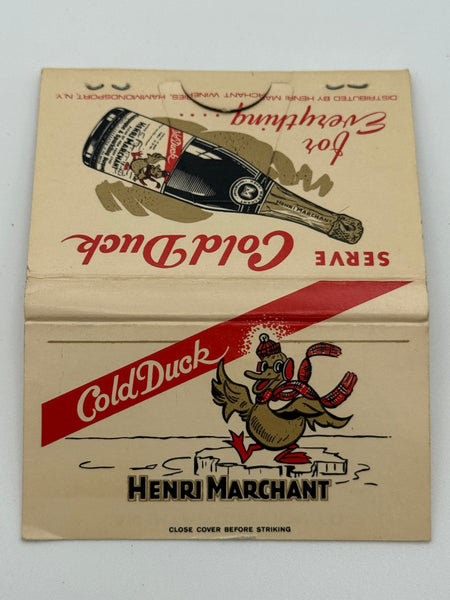 "Cold Duck" Vintage Feature Matchbook
