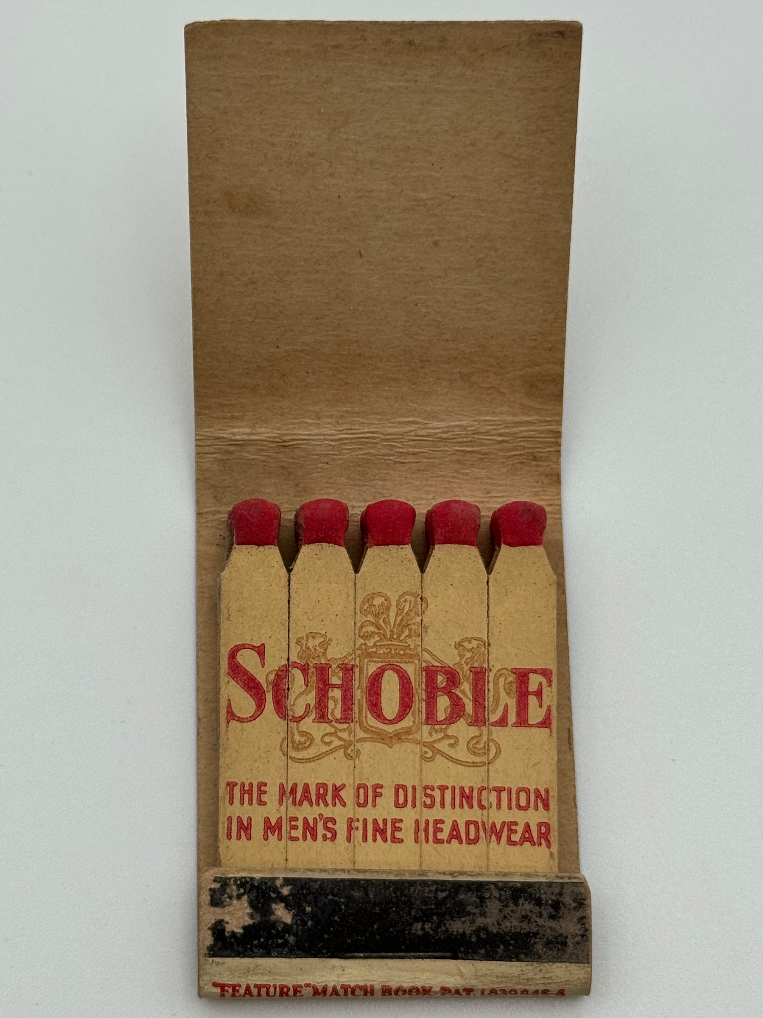 "Ratcliff & Swartz" Harrisburg, PA Vintage Feature Matchbook