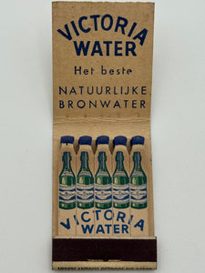 "Victoria Water" Vintage Feature Matchbook