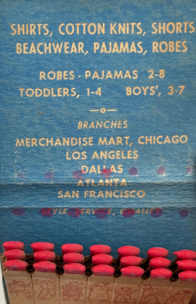 "Youngwear Inc." Vintage Feature Matchbook