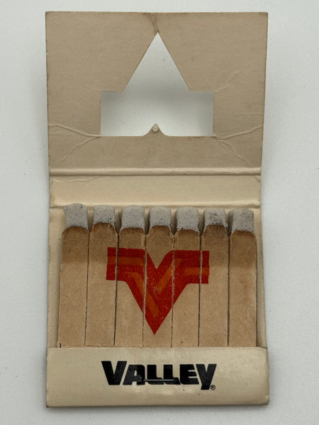 "Valley" Vintage Feature Matchbook with a Knot-Hole Cover!