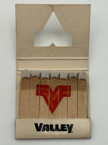 "Valley" Vintage Feature Matchbook with a Knot-Hole Cover!